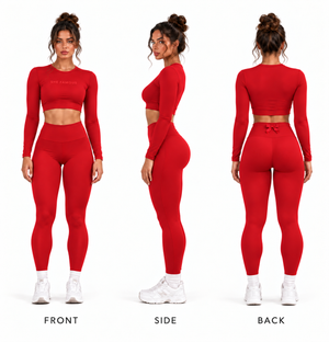 The Signature Bow Set — Famous Red